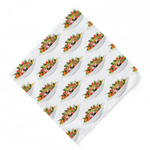 Eat more plants fresh salad motivation lettering bandana