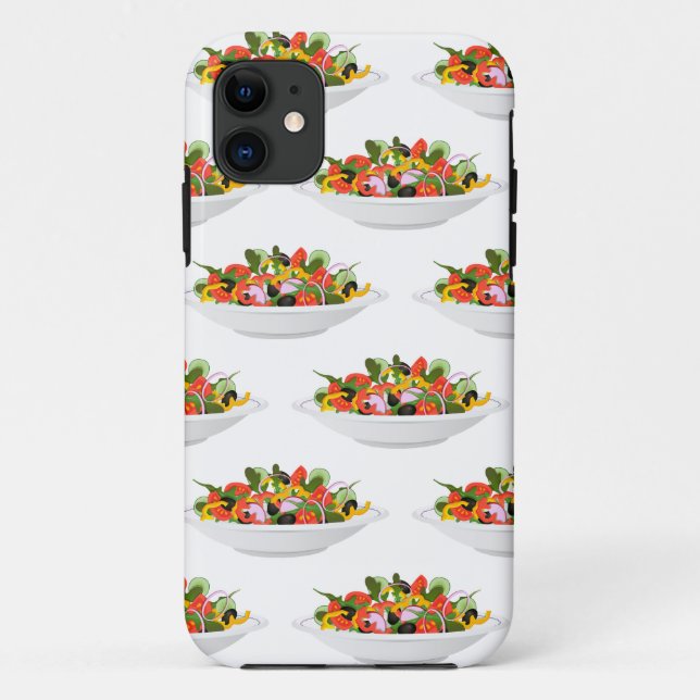 Eat more plants fresh salad motivation lettering Case-Mate iPhone case (Back)
