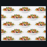 Eat more plants fresh salad motivation lettering letterhead<br><div class="desc">Plate full of vegetables and quote</div>