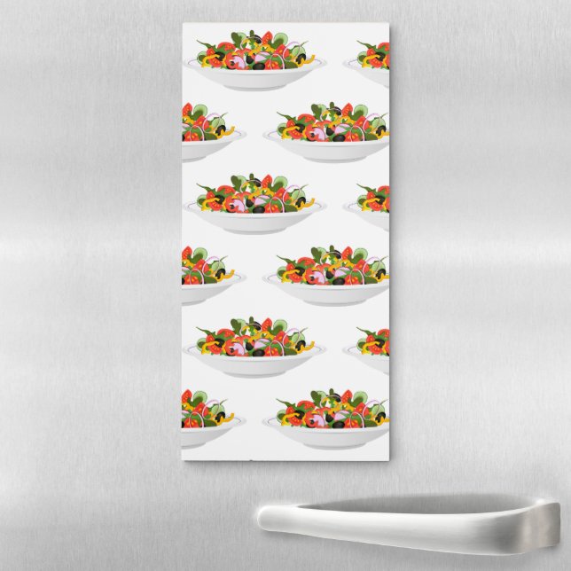 Eat more plants fresh salad motivation lettering magnetic notepad (In Situ)