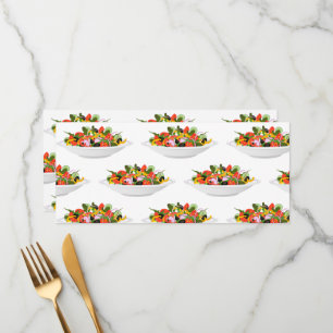 Eat more plants fresh salad motivation lettering menu