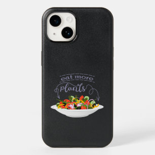 Eat more plants fresh salad motivation lettering OtterBox iPhone 14 case