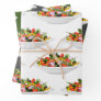 Eat more plants fresh salad motivation lettering wrapping paper sheets