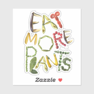 Eat More Plants - Healthy Eating Reminder Sticker