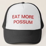 Eat More Possum Trucker Hat at Zazzle