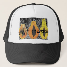 EAT MORE with KALO BLK/WHT TRUCKER HAT