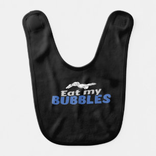 Eat My Bubbles Swimming Gift A Swimmer Baby Bib