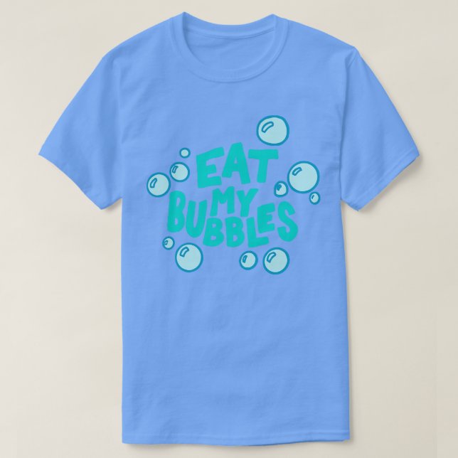 Eat My Bubbles Swimming  T-Shirt (Design Front)