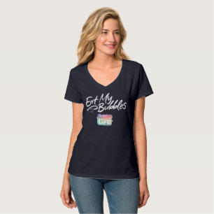 "Eat My Bubbles" Unicorn Bathwater color T-Shirt