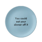 'Eat off it' plate (Front)