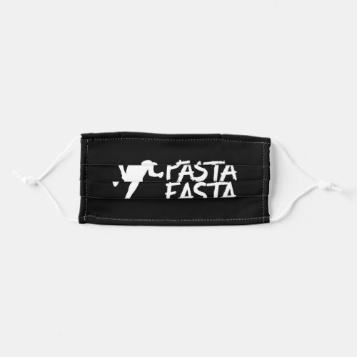 eat pasta run fasta adult cloth face mask