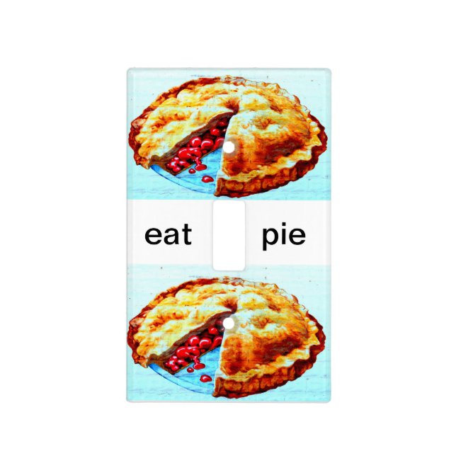 eat pie light switch cover (Front)