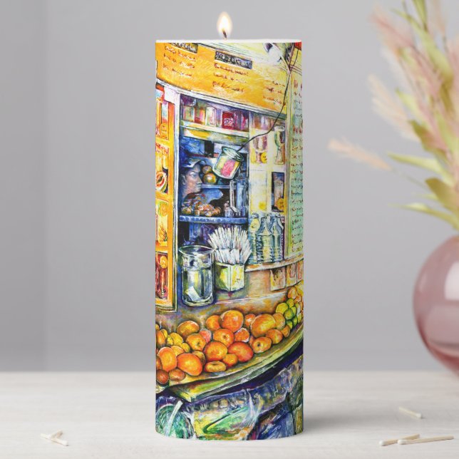 Eat Pillar Candle (In Situ)