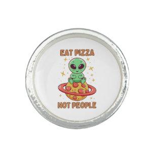 Eat pizza not people ring