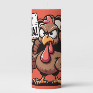 Eat Pizza Turkey Candle