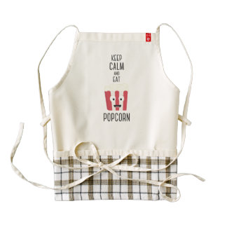 Eat Popcorn Z6pky Zazzle HEART Apron