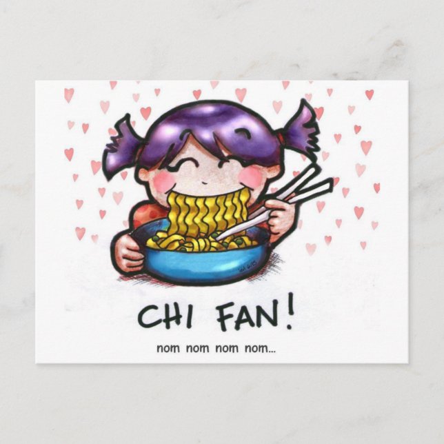 Eat! - Ramen Noodle Love Postcard (Front)