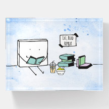 Eat, Read, Repeat Book Lover