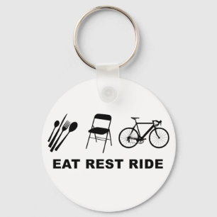 Eat Rest Ride Keychain