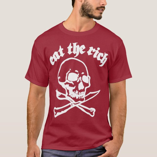 Eat Rich Food Classic Rock T-Shirt (Front)