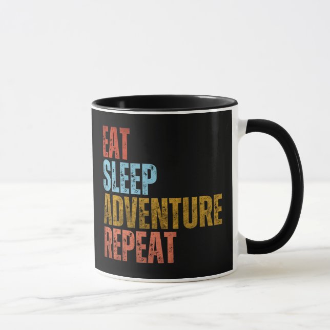EAT SLEEP ADVENTURE REPEAT MUG (Right)