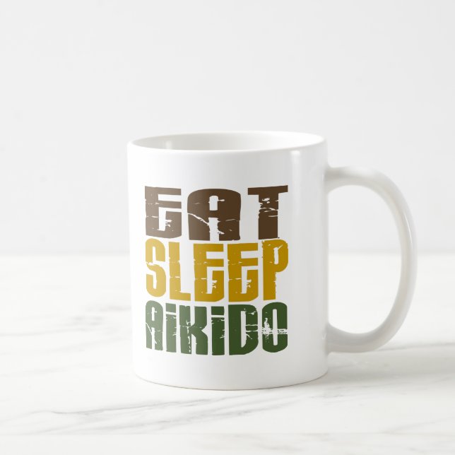 Eat Sleep Aikido 1 Coffee Mug (Right)