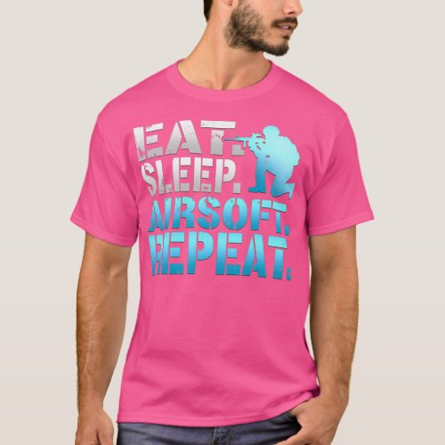 Eat Sleep Airsoft Repeat T_Shirt