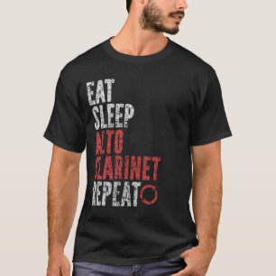 Eat Sleep Alto clarinet Repeat T-Shirt