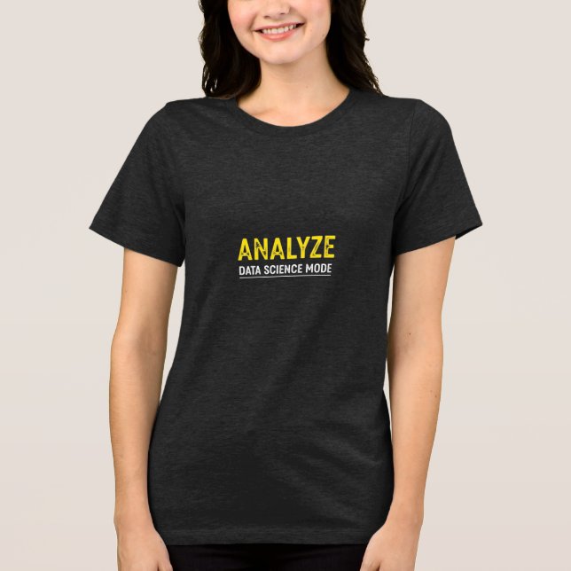 Eat Sleep Analyze Repeat Tri-Blend Shirt (Front)