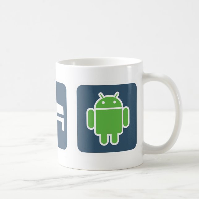 Eat. Sleep. Android. Coffee Mug (Right)
