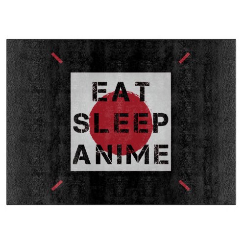 Eat Sleep Anime Cutting Board