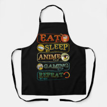 Eat Sleep Anime Gaming Repeat Gamer Japanese Video
