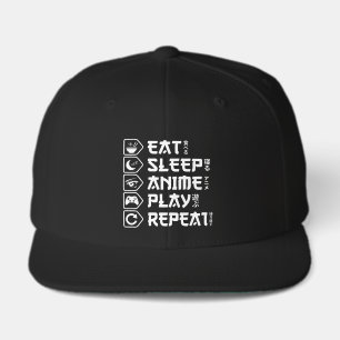 Eat Sleep Anime Play Repeat Otaku Anime Lifestyle Visor