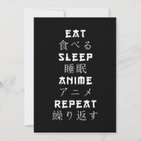 Eat Sleep Anime Repeat Japanese Manga Lover