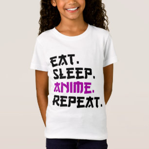 Eat Sleep Anime Repeat T-Shirt