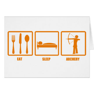 Eat Sleep Archery Cards