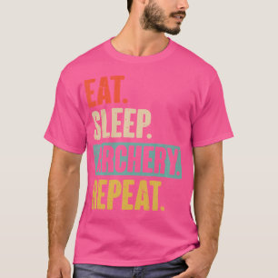 Eat Sleep Archery Repeat Funny Archer Archery T-Shirt