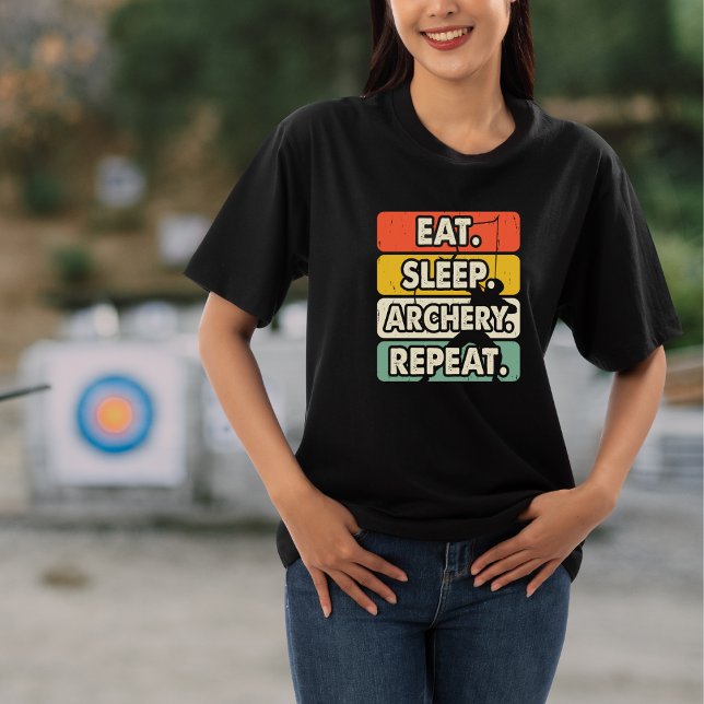 Eat Sleep Archery Repeat T-Shirt (Creator Uploaded)