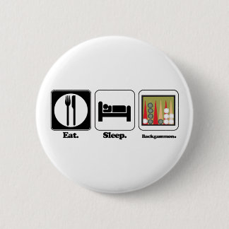 eat sleep backgammon button