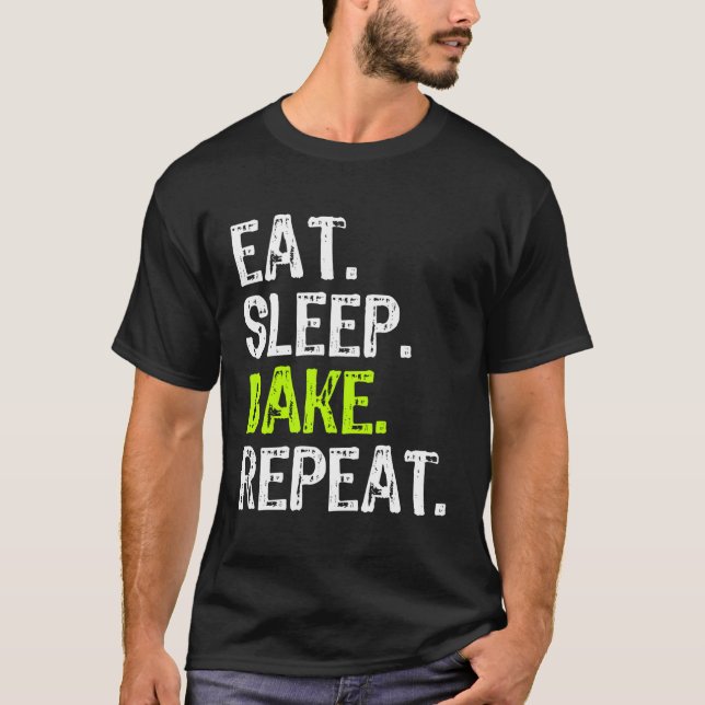 Eat Sleep Bake Repeat Baking Baker Bakery T-Shirt (Front)