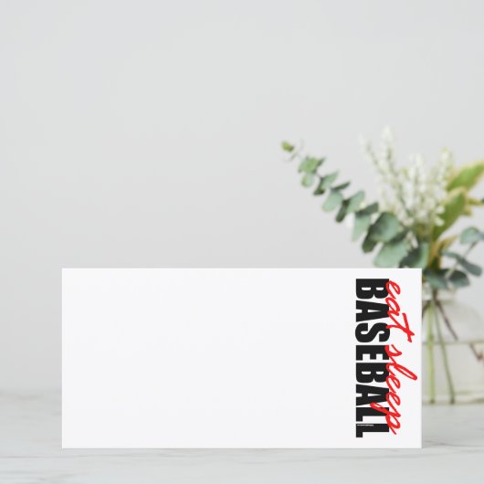 Eat Sleep Baseball (Standing Front)