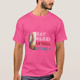 Eat Sleep Baseball Repeat T-Shirt