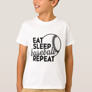 Eat Sleep Baseball Repeat T-Shirt