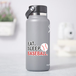 Eat Sleep Baseball Sticker