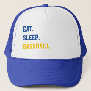 Eat Sleep Baseball Trucker Hat