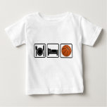 Eat, Sleep, Basketball Baby T-Shirt