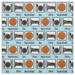 Eat Sleep Basketball Fabric