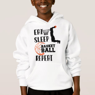 "Eat sleep basketball" Hoodie