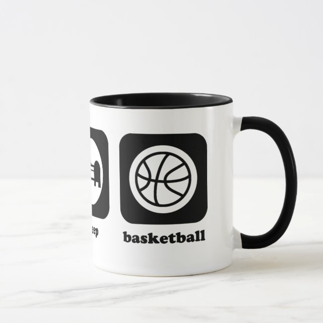 Eat. Sleep. Basketball. Mug (Right)