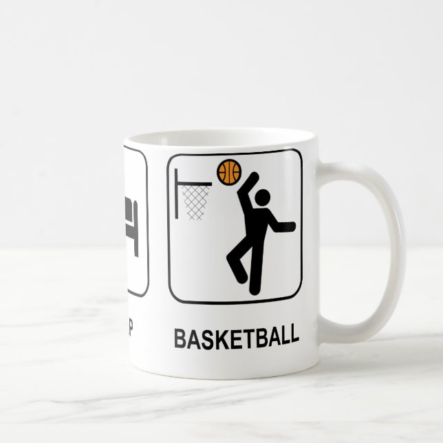 Eat Sleep Basketball Mug (Right)